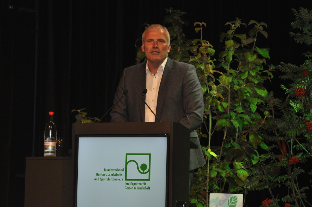 Ein groen Pldoyer fr die BUGA-Stadt: Erfurts OB Andreas Bausewein
