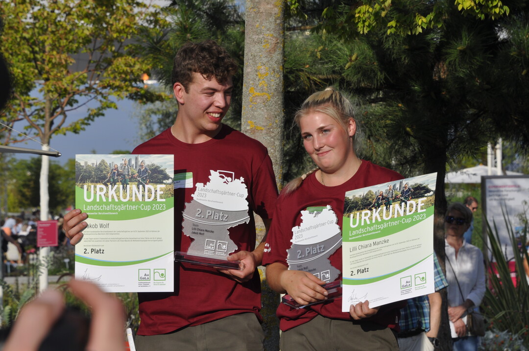 Jakob Wolf  und Lilli Chiara Manzke verpassten ganz knapp den Titel und holten Silber frBaden-Wrttemberg.