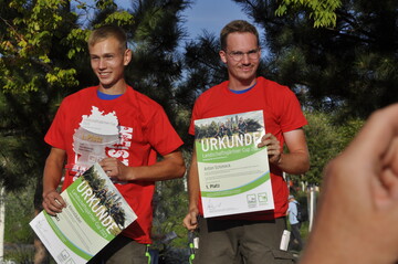 Theo Kleinstuber und Anton Schimeck holten sich den Landschaftsgrtner Cup 2023