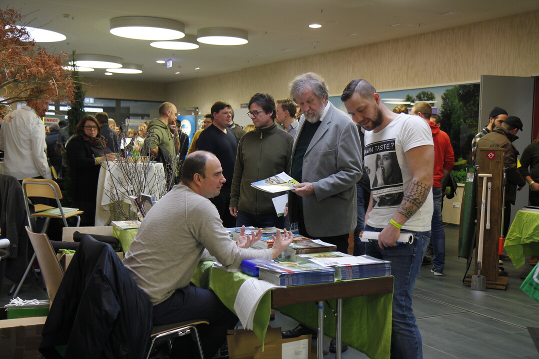 Am Stand des Verlags Eugen Ulmer war immer Betrieb.