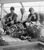 Die Sieger, David Keller und Simon Steiger, mit Jurymitglied Hans Kuster