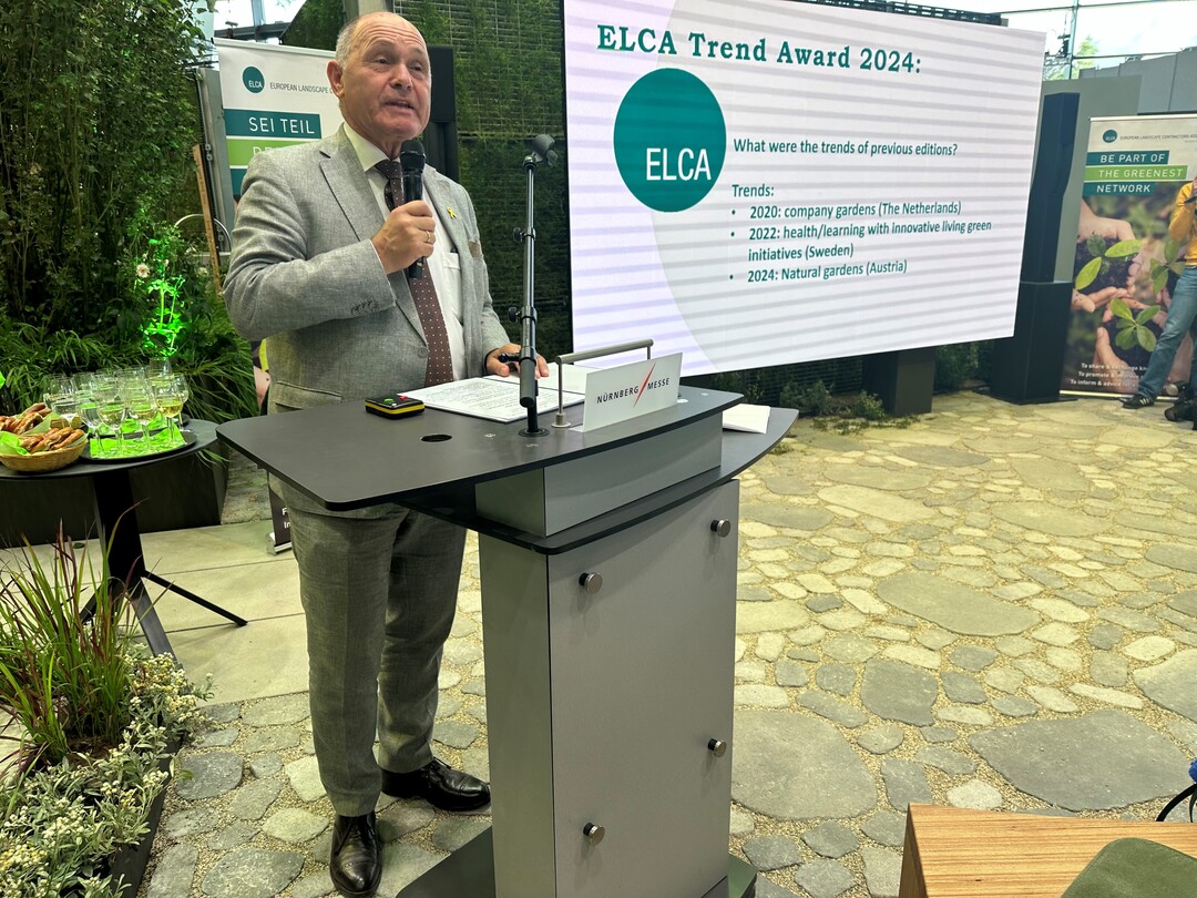 sterreichs Nationalratsprsident Wolfgang Sobotka, der das ausgezeichnete Projekt "Natur im Garten" von Beginn an stark gefrdert hat.<br>
