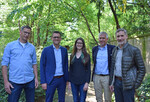 Das neue BuGG-Präsidium (v.l.n.r.): Tobias Buchen (Präsidiumsmitglied), Dr. Gunter Mann (Präsident), Lara-Maria Mohr (Präsidiumsmitglied), Carsten Henselek (Vizepräsident), Gerd Vogt (Schatzmeister).