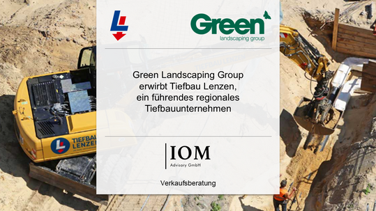 Die Green Landscaping Group kauft den Bonner Tiefbauer Lenzen.