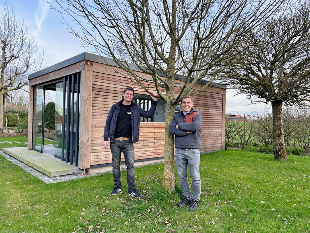 Ansgar Bning (l.) mit Dr. Christian Httich beim Workshop