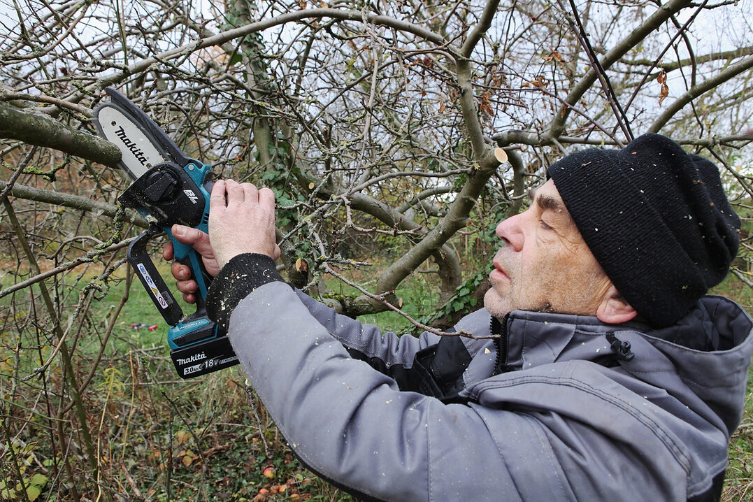 Autor Ekkehard Musche beim Test