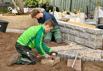 Auszubildende beim Landschaftsgrtner-Cup 2024