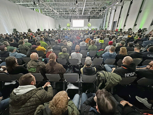 Beeindruckendes Auditorium: Baumpflegetage 2024