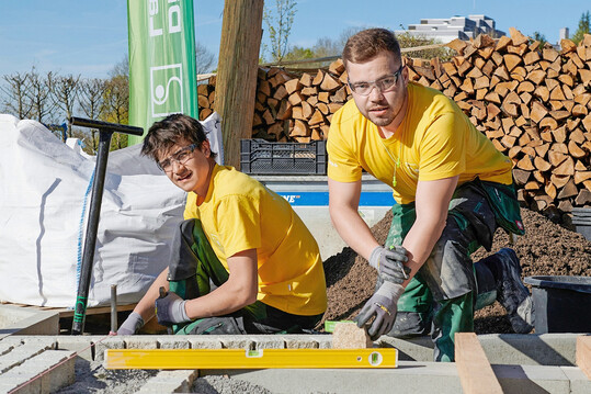 Wettbewerbe wie der jhrliche Landschaftsgrtner-Cup machen den Beruf fr den Nachwuchs attraktiv.