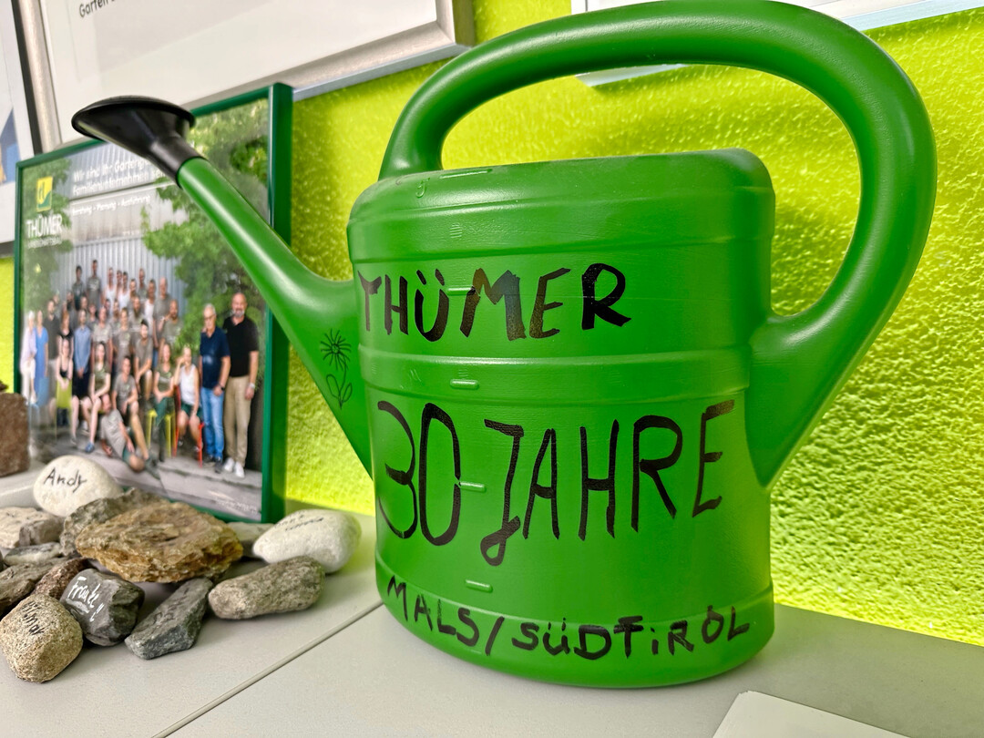 Im Bro erinnert eine Giekanne an das letzte Jubilum.