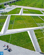 Im Landschaftspark Riem (BUGA 2005) ist vieles von May, etwa die Gärten der Potenzen.