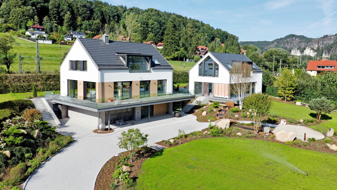 Von Thmer gestaltetes Hausgrundstck