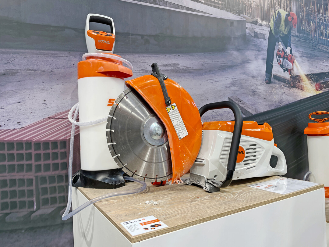 Der neue Stihl TSA500 (350 mm) mit Wassertank beweist, dass Akkutechnik auch bei groen Trennschleifern angekommen  ist.