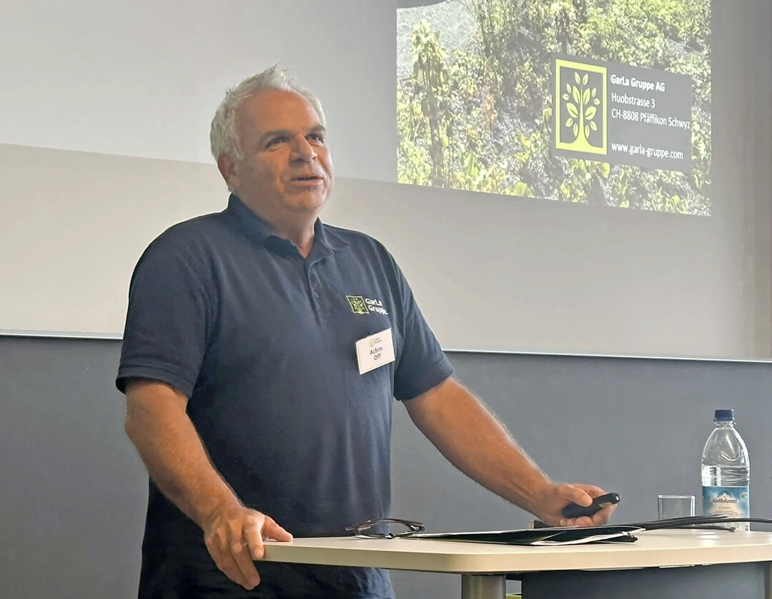 Achim Off, CEO der GarLa-Gruppe, stellte die Arbeit der auf schweizerischem Kapital basierenden Vereinigung vor.