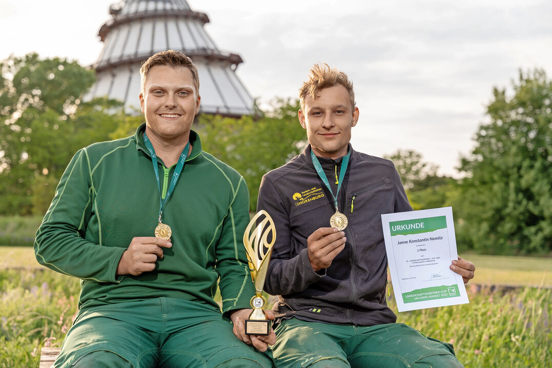Max Lenske und Janne Konstantin Nemitz siegten in Magdeburg.
