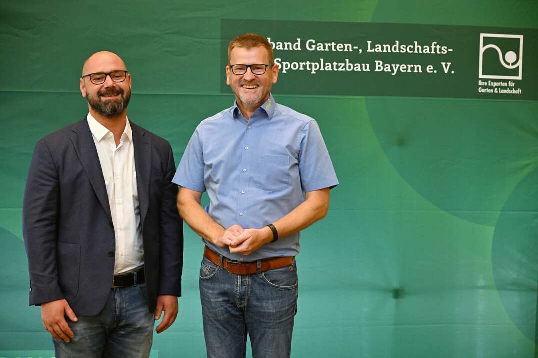 Fabian Dausch, neues Prsidiumsmitglied des VGL Bayern, und Christoph Dahners, neuer Vizeprsident und Schatzmeister des VGL Bayern.
