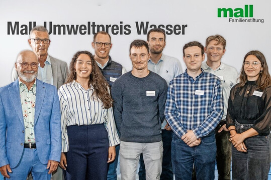 Die Preistrgerinnen und Preistrger des diesjhrigen Mall-Umweltpreises