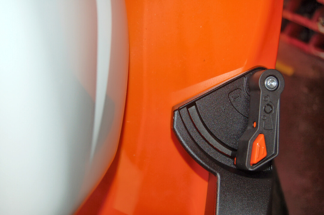 Stellhebel Mulchkappe Stihl