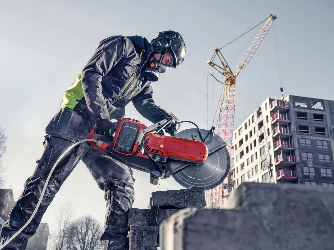 Husqvarna Pace mit Wasseranschluss für den Nassschliff
