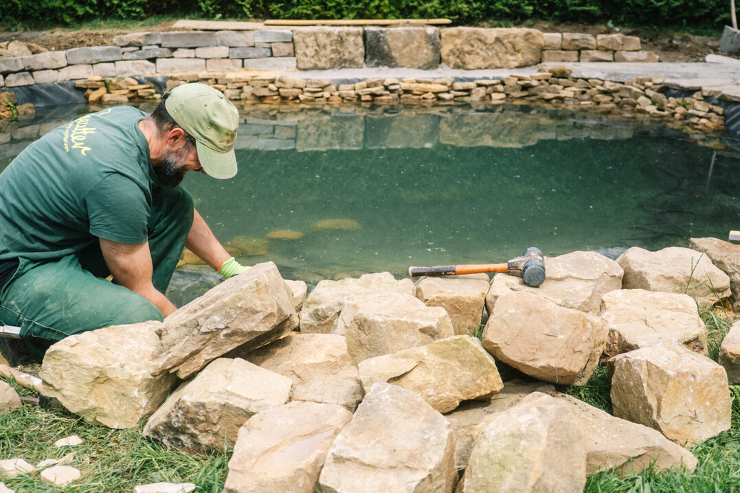 Auch Teiche gehren zum Portfolio.
