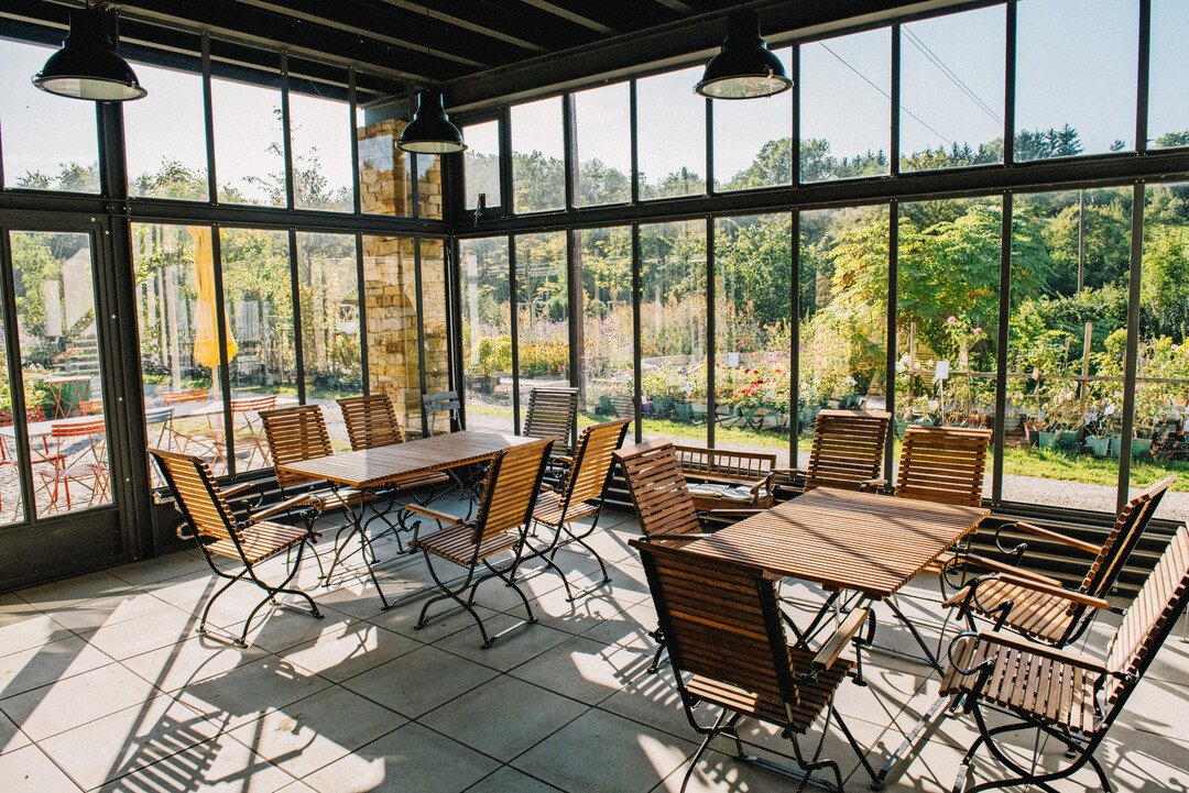 Der Anbau sollte eigentlich Bro werden  wurde dann aber Aufenthaltsraum fr die Mitarbeitenden.