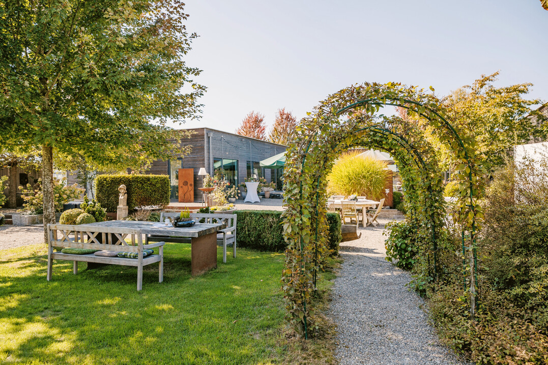 Der Schaugarten bietet viel Platz fr Veranstaltungen.