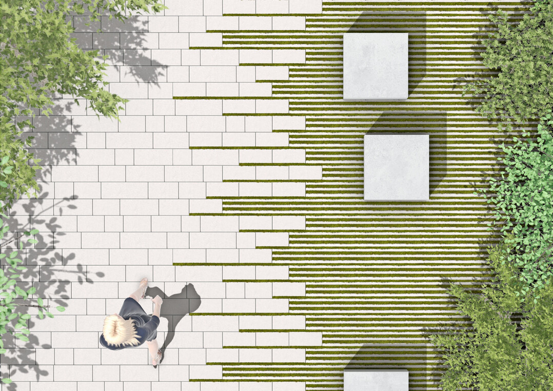 Variation der Hydropor-Produkte mit Linienmuster
