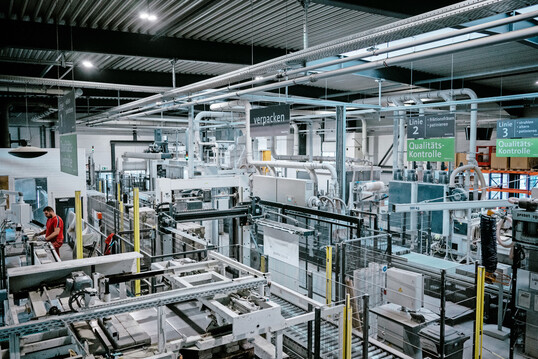 Beinahe geschafft: das geschlossene Kreislaufsystem in der Produktion.