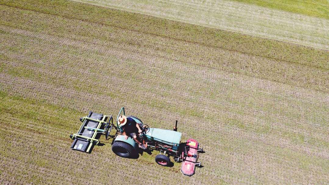 Einkehren des Materials