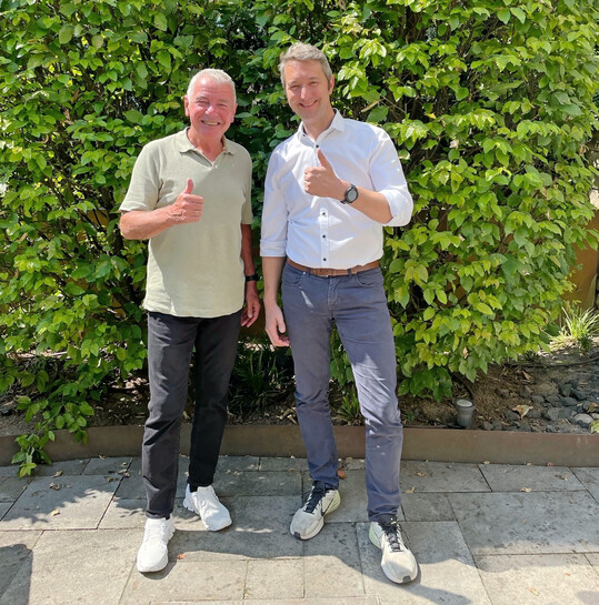 Reiner Bierig (li.) und Marco Riley