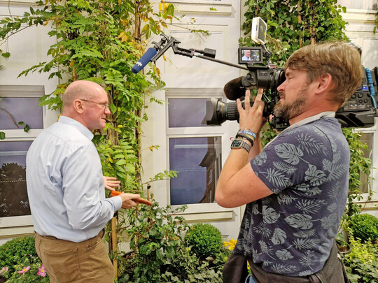 Auch der NDR war vor Ort.