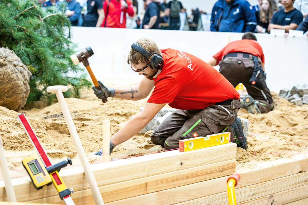 Die Obersterreicher Roman Stadler und Macimilian Lindlbauer durften sich ber eine Medallion for Excellence freuen.