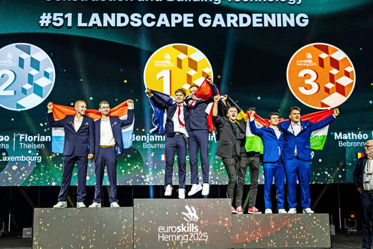 Bei den Euroskills in Dnemark triumphierten die Franzosen. Luxemburg folgte mit 13 Punkten Abstand auf Platz 2.