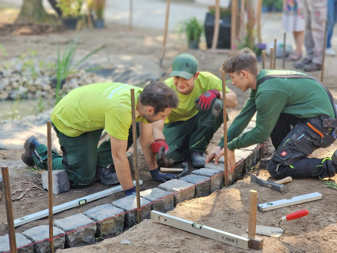 Die Auszubildenden bewiesen Teamwork und professionelles Arbeiten.
