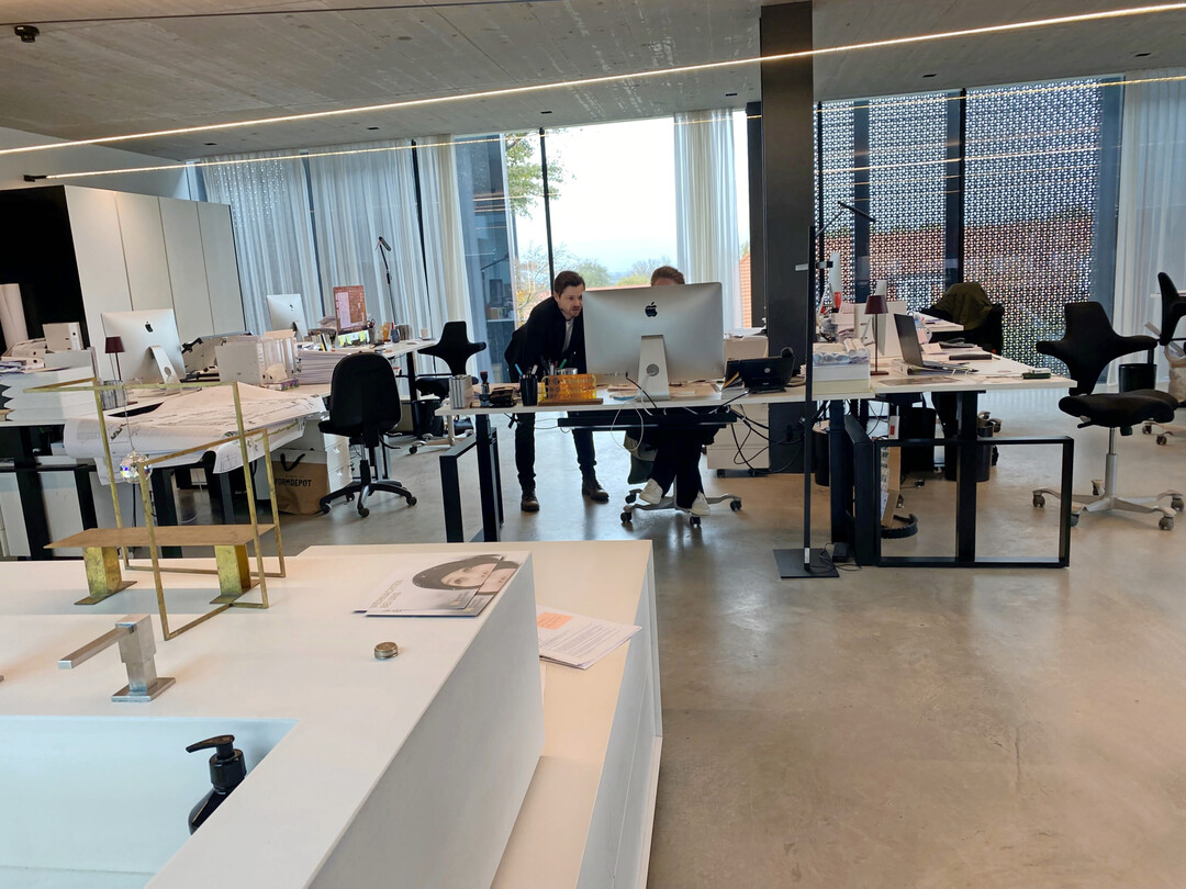 Im Lichten Büro entstehen die Gartenentwürfe.