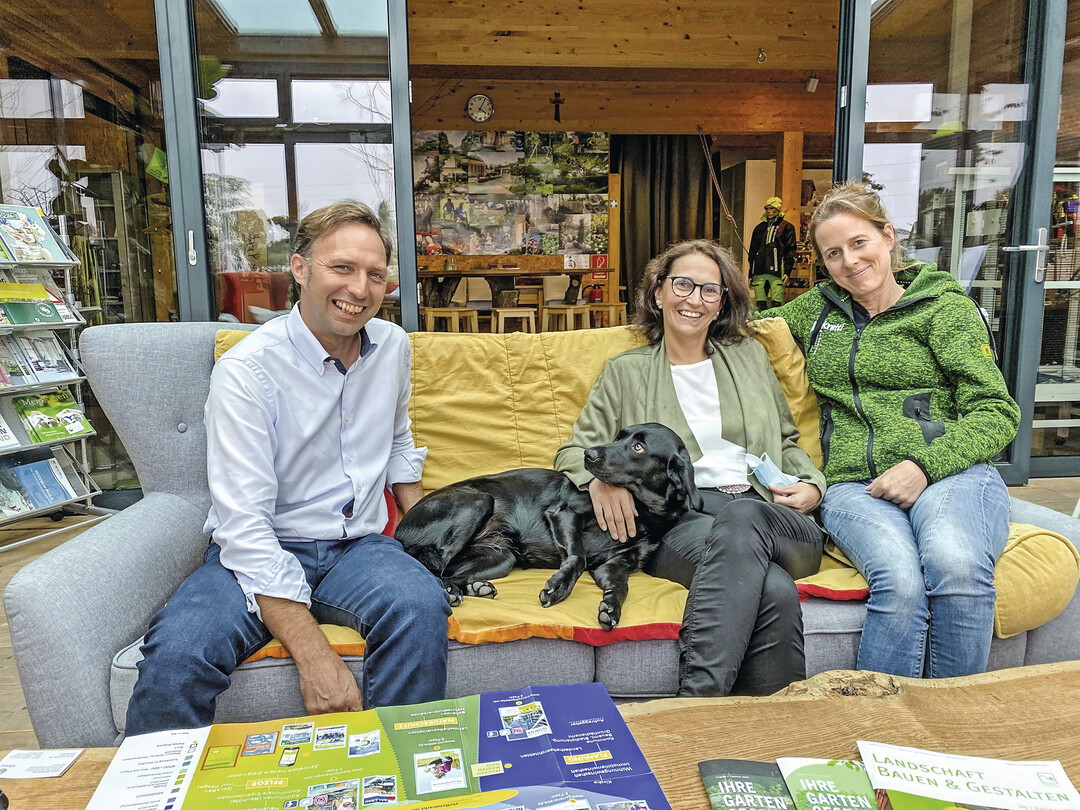 Marcel Kreitl, Heide Kreitl und Johanna Kreitl im DEGA-Gesprch