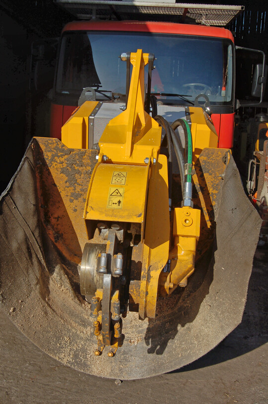 Frontalansicht Messerscheibe Herder