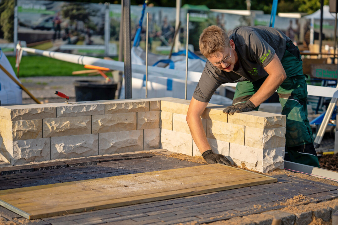 Das NRW-Team bei der Arbeit.