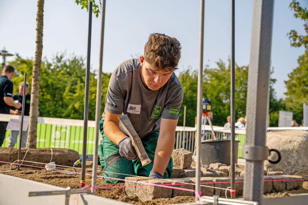 Das NRW-Team bei der Arbeit.