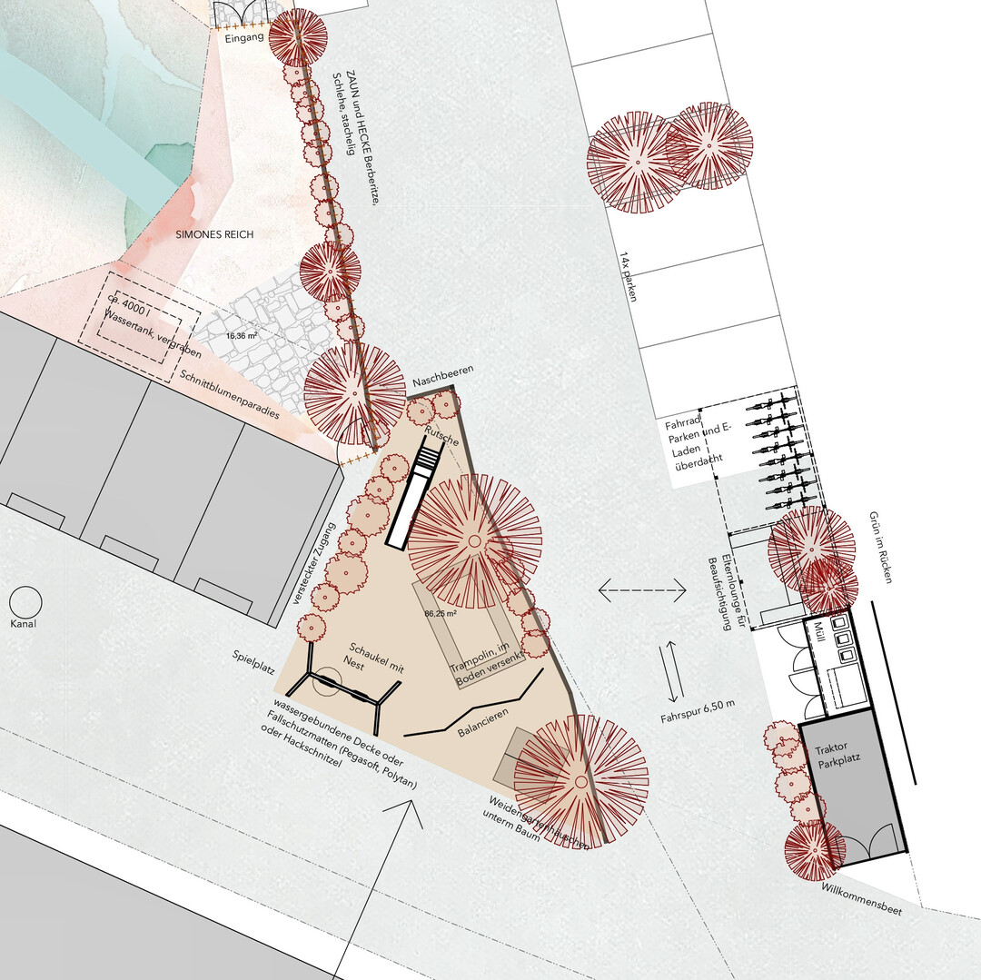 Planung für eine Terrassenlösung