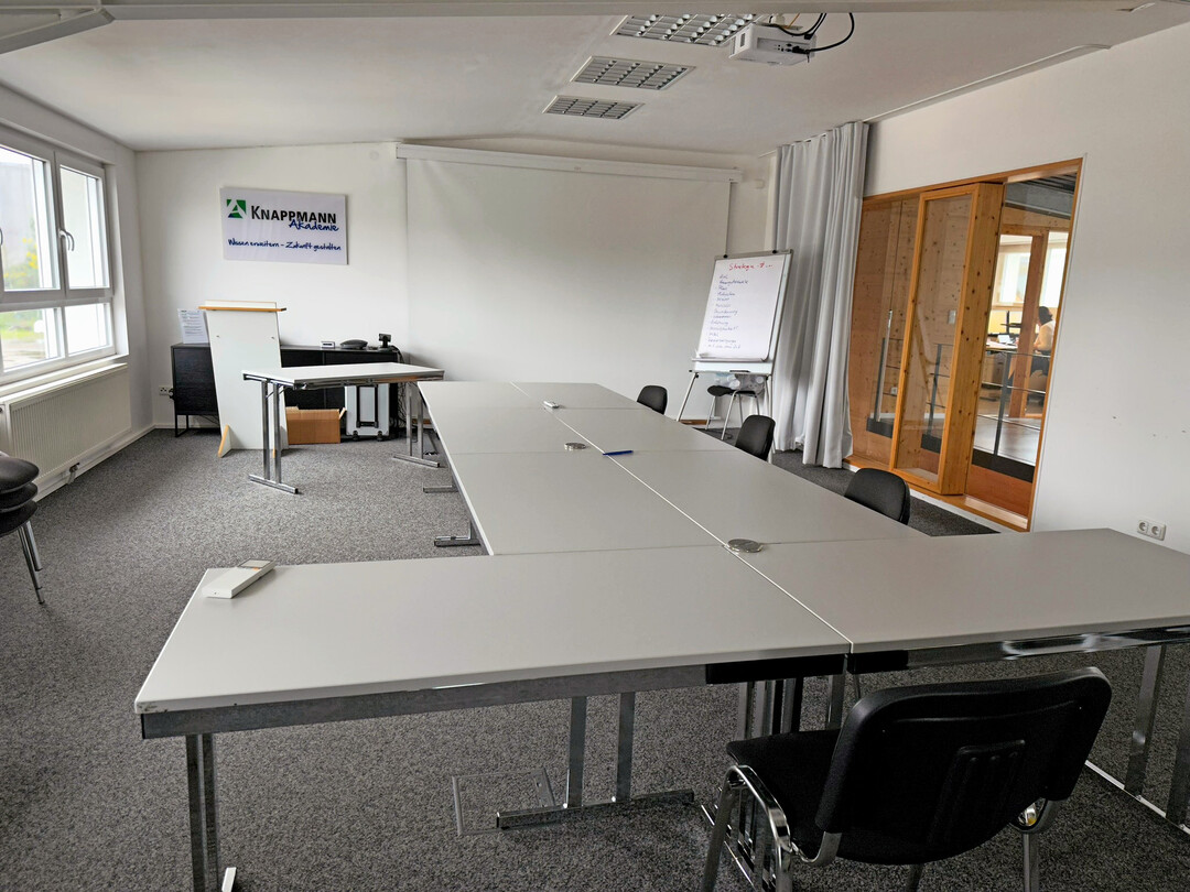 Hier ist viel Platz auch f�r die Baustellenleitertage.