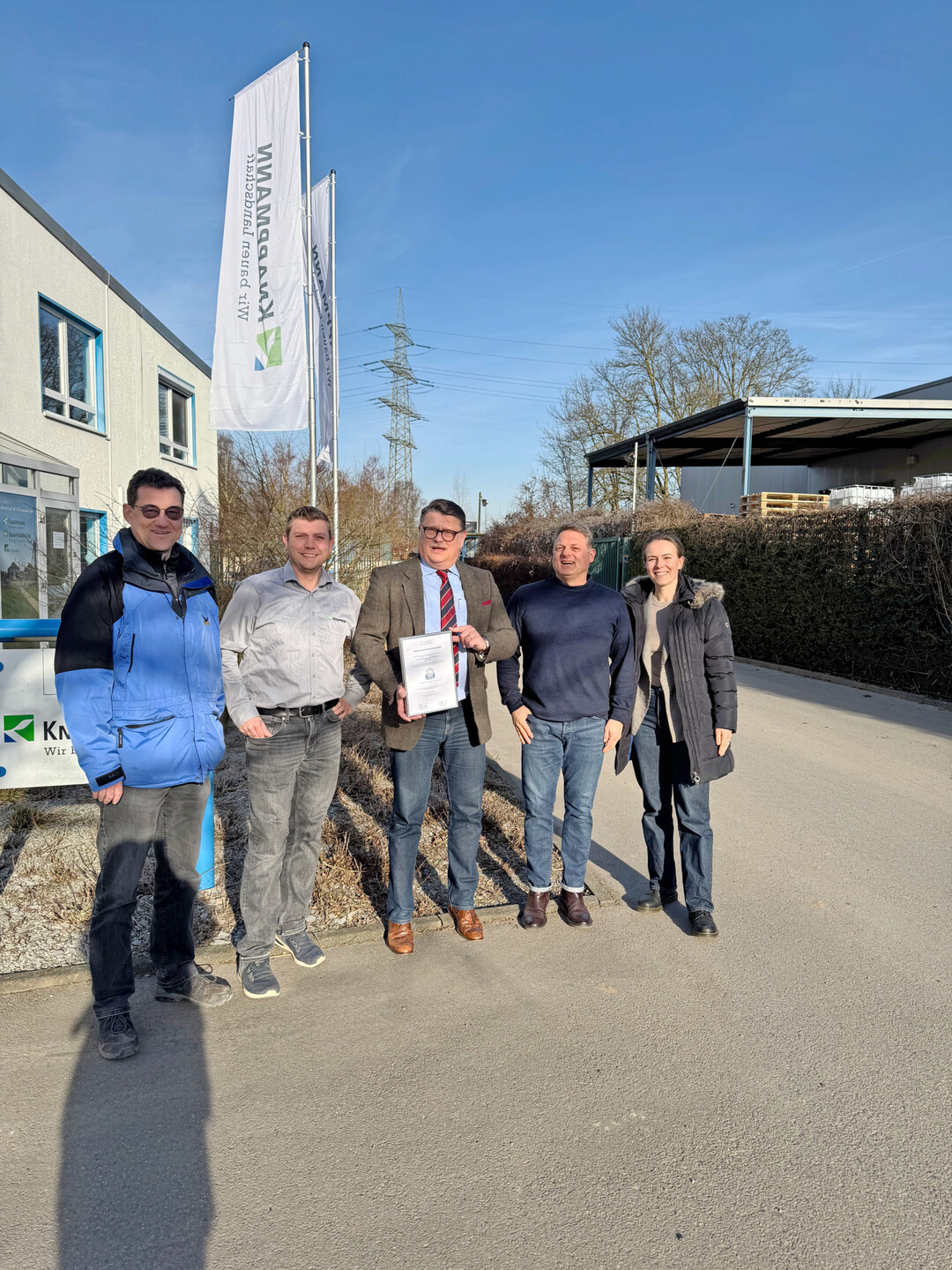 G�teschutz Kanalbau Urkunden�bergabe