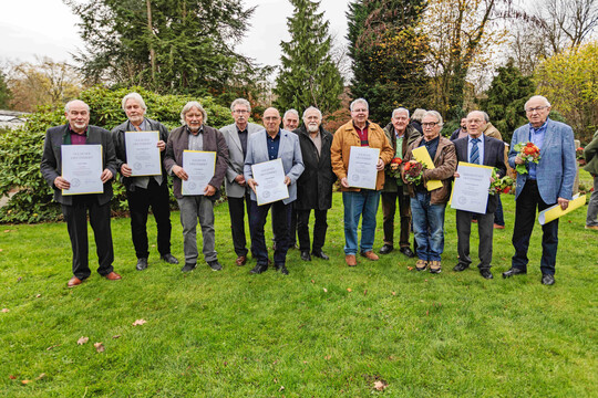 Die Jubilare der goldenen Meister/innen und Techniker/innen wurden im Rahmen der Feierlichkeiten besonders geehrt.