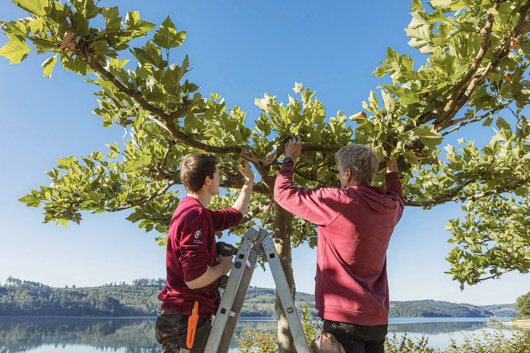 Der gr��te �ffentliche Auftrag war die Sorpe-Promenade in Sundern.