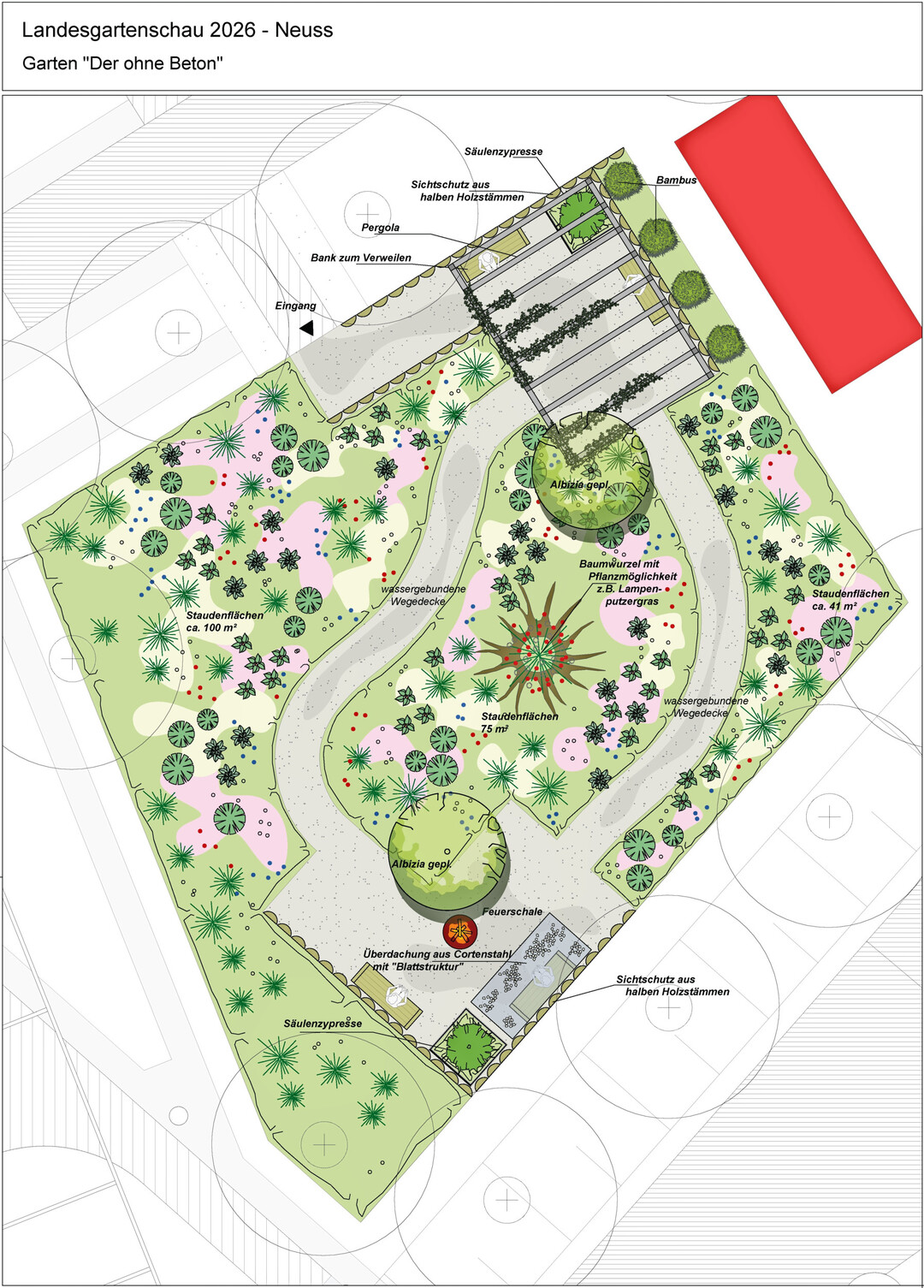 Der Garten ohne Beton