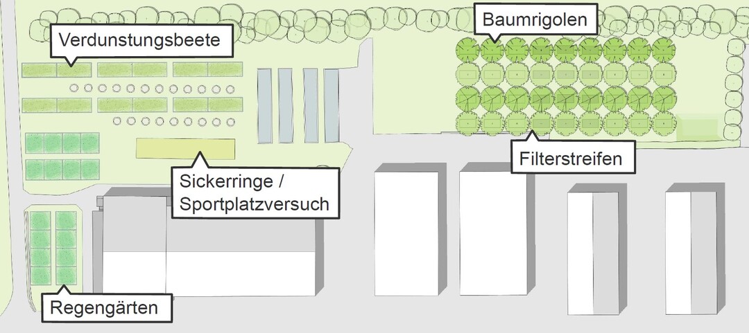 Lageplan der Versuchsanlage LfULG