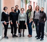 Nach den Wahlen: Gudrun Rentsch, Claudia Blaurock,Jörg Homann, Irene Burkhardt, die beiden neuen Mitglieder des Präsidiums Prof. Dr. Antje Backhaus und Martina Gaebler sowie Prof. Ulrike Böhm (v.l.n.r.).