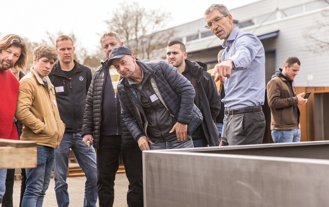 Beim OPEN-HOUSE von Gartenmetall gibt es reichlich Ideen und Informationen aus der Praxis zu
Metallobjekten für den Garten.