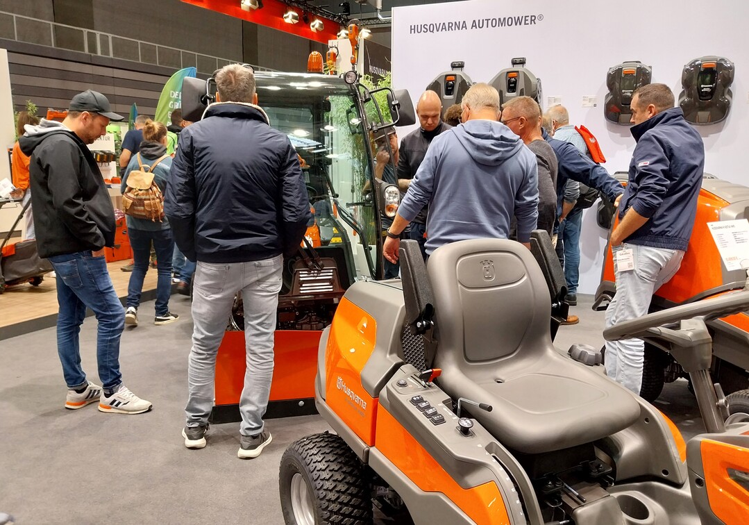 Viel Betrieb auch bei Husqvarna