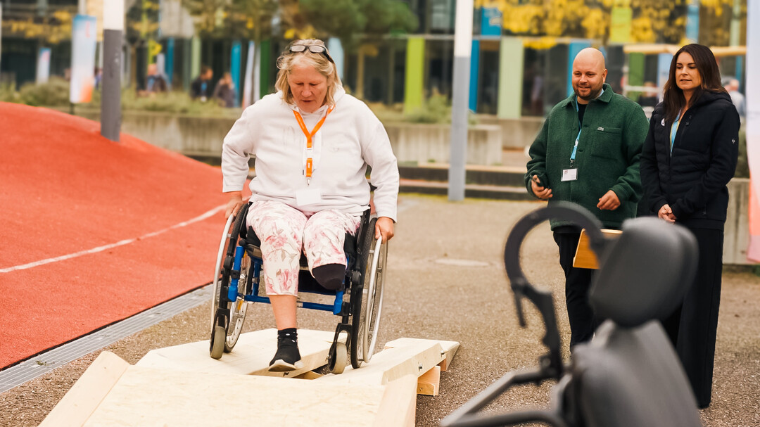 Neue Gerterampen gab es im Auengelnde zu testen